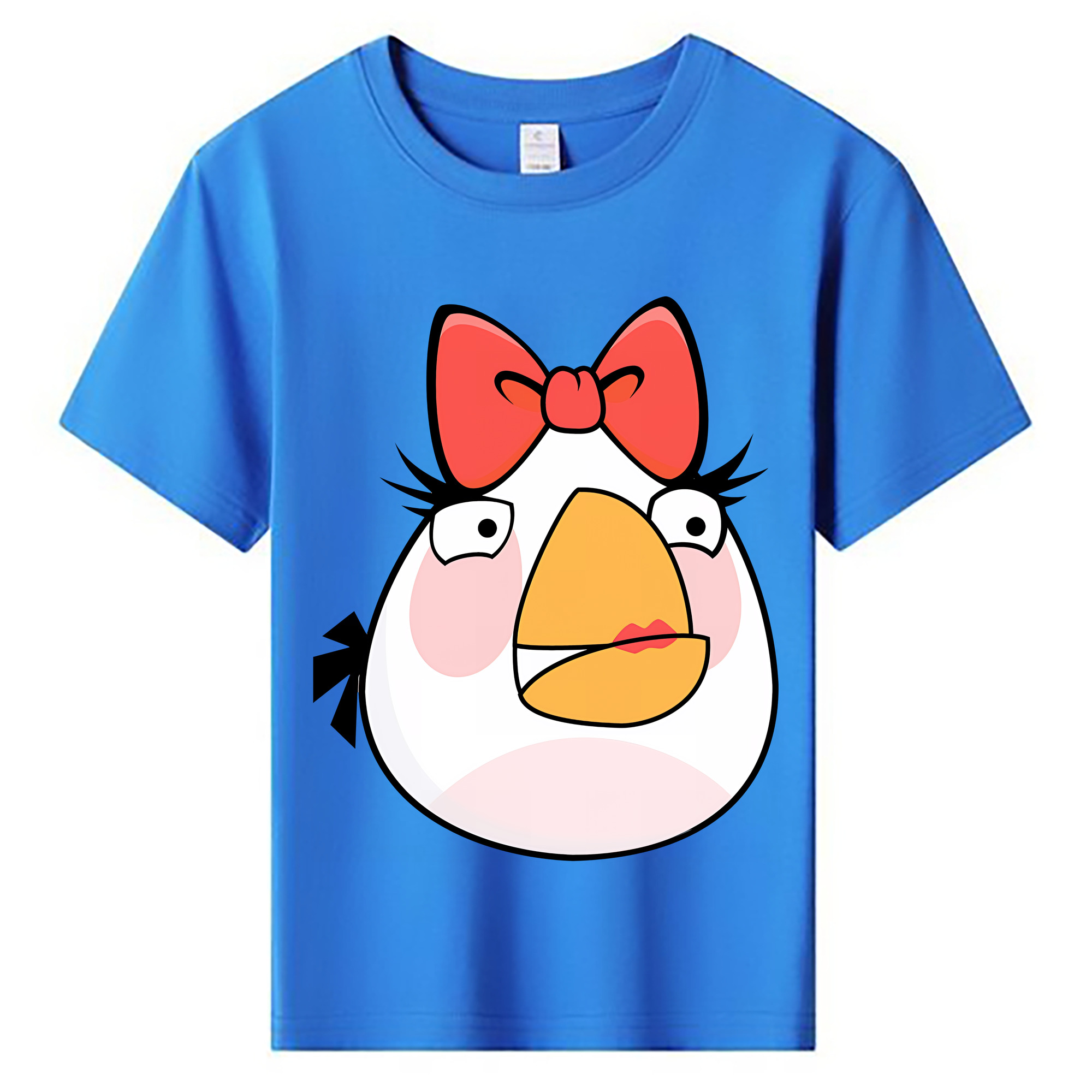 （画像用） Angry Birds アングリーバード 綿100％キッズTシャツ（フロントプリント）